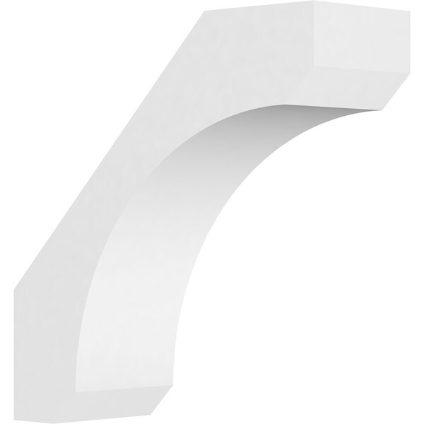 Ekena Millwork 3"W x 10"D x 10"H Standard Legacy Architectural Grade PVC Knee Brace BRCP03X10X10LGY - main